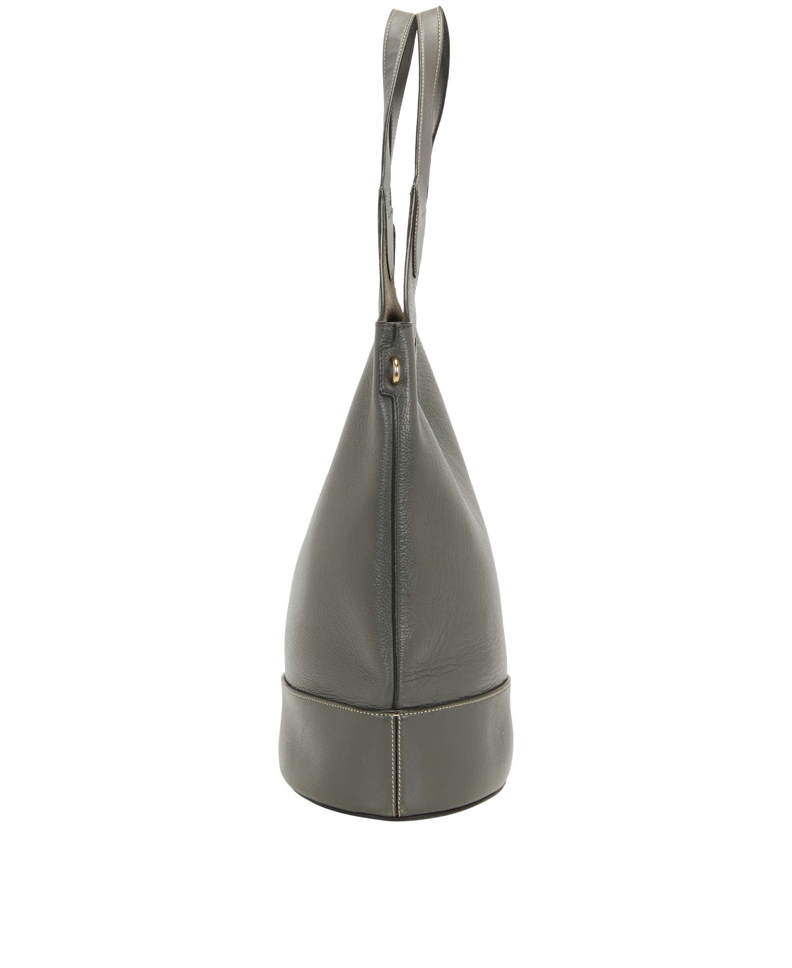 Lily Tote, &pound;250, Handbags, Grey, Leather, Side view